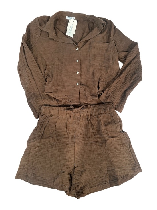 Dreamers Other - Dreamers Brown Gauze Lounge Set with Tag